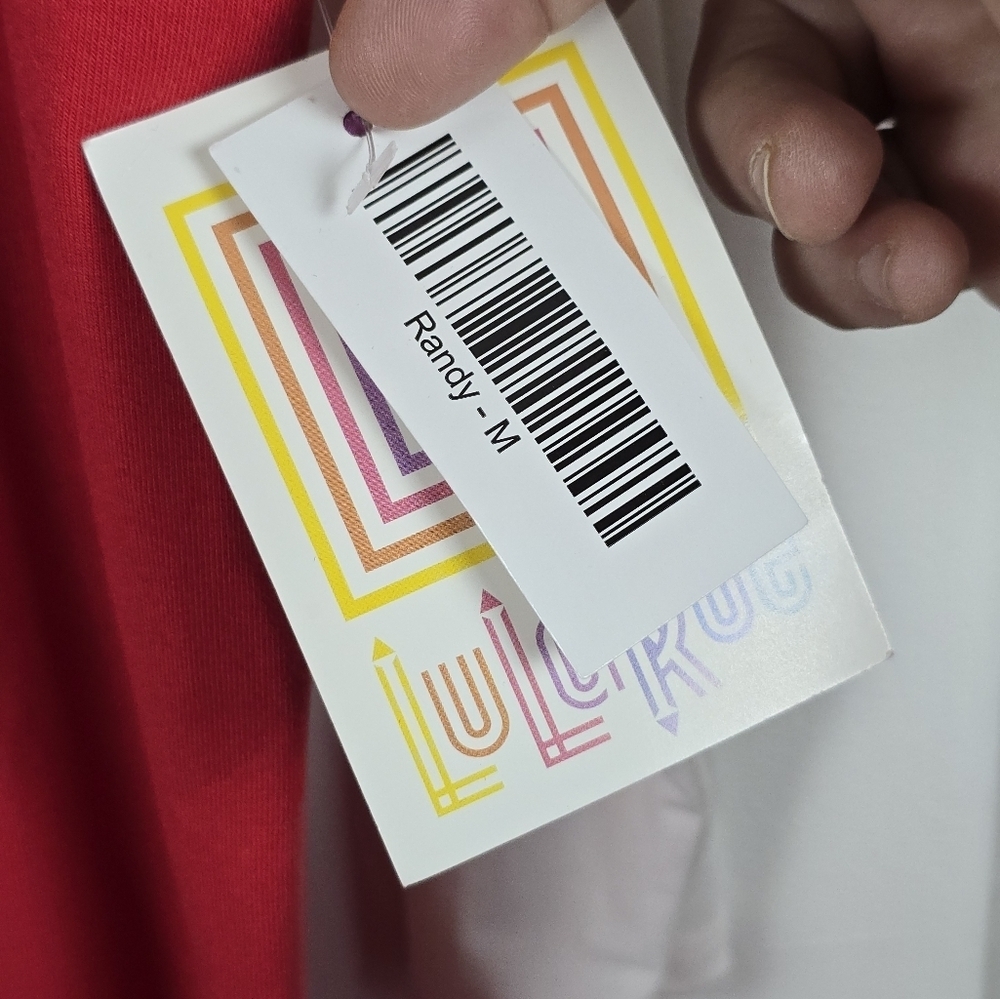 NWT Lularoe Randy Ringer Top Size M - Picture 4 of 7